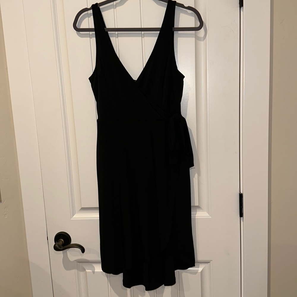 Express little black wrap dress